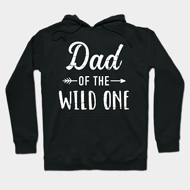 Dad of the wild one daughter matching family gift Hoodie by Designzz